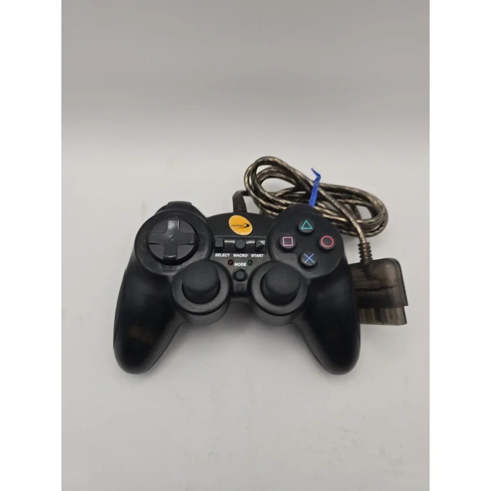 Titan/Datel Wired PS2 Game Controller Black Macro PS2005 Program PlayStation 2